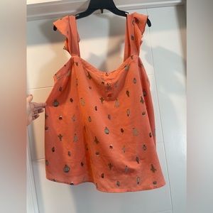 Torrid Size 2 Cactus Blouse Tank Top NWOT